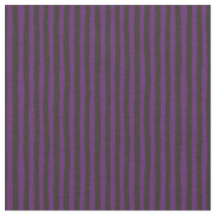 Tissu Rayures bancales violettes et brun foncé