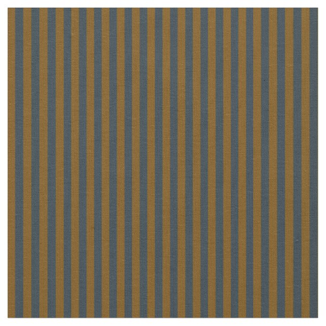 Tissu rayures bleu-vert foncé et bronze antique (Fermer)