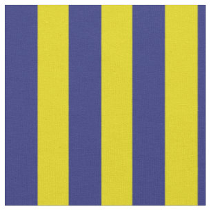 Tissu Rayures bleues et jaunes nautiques