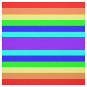 Tissu Rayures d'arc-en-ciel