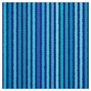 Tissu Rayures de craie - bleu de cobalt et de ciel