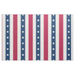 Tissu Rayures et étoiles patriotiques (verticale à grand