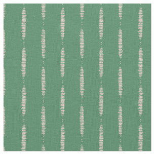 Tissu Rayures géométriques vertes bohème rustique vintag