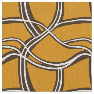 Tissu Rayures organiques audacieuses