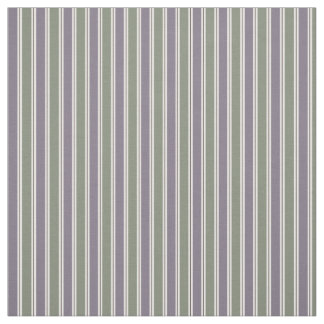 Tissu Rayures pourpres et vertes
