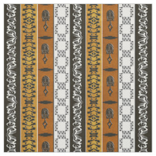 Tissu Rayures tribales africaines ethniques