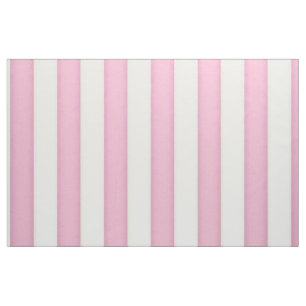 Tissu Rayures victoriennes rose et ivoire