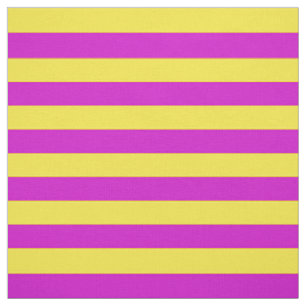 Tissu Rayures violettes et jaunes