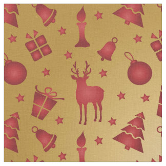 Tissu Red Christmas