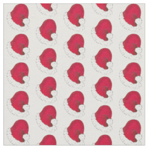 Tissu Red Santa Claus Casquettes Père Noël St. Nick