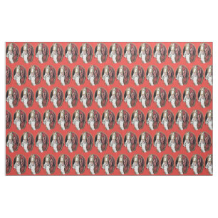 Tissu Red St Nicholas Krampus