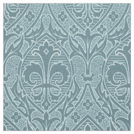 Tissu Renaissance gothique Fleur de Lys - Pluie
