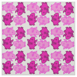 Tissu Répétition rose MrCthulhu
