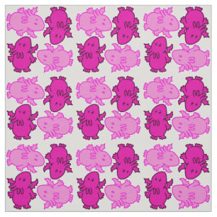 Tissu Répétition rose MrCthulhu