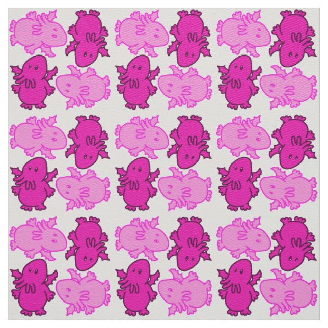 Tissu Répétition rose MrCthulhu (Échantillon)