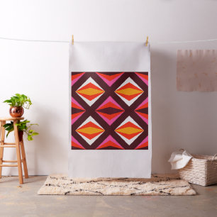 Tissu Retro Funky Tropical Diamond Boomerang