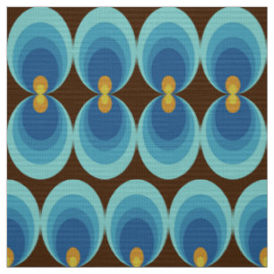 tissu rétro les années 70 des années 60