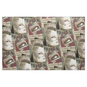 Tissu Rétro mode britannique de musique de punk rock de