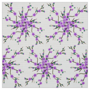 Tissu rétro motif floral