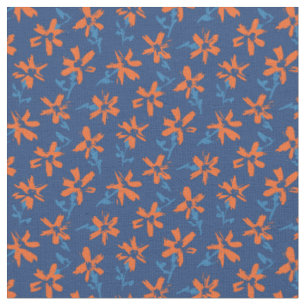 Tissu Retro motif floral de style boho. marguerite Abstr