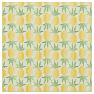 Tissu Rétros ananas