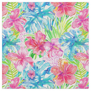 Tissu Rêve de fleurs tropicales