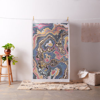 Tissu Rêves de géode de marbre pastel