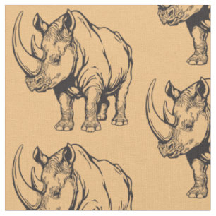 Tissu rhinocéros ou rhinocéros