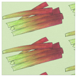 Tissu Rhubarb culinaire Stalks Légumes Jardin Alimentati
