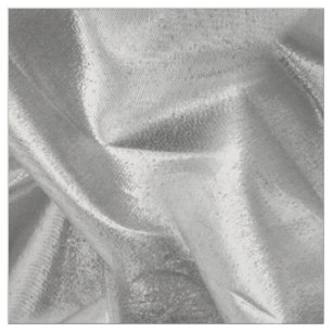 Tissu Rich Crumpled Métallurgique Gris Faux Lame'