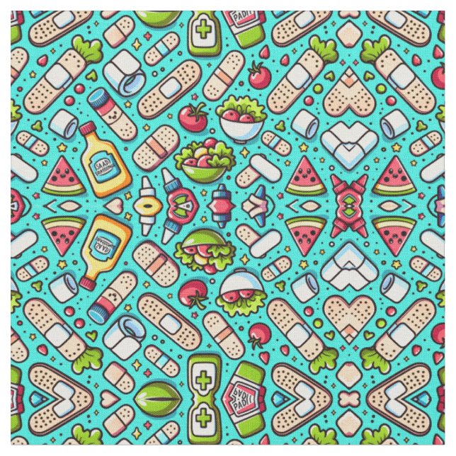 Tissu Robe à salade (Fermer)