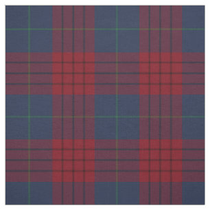 Tissu Robinson Tartan Navy Blue and Red Irish Plaid