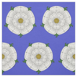 Tissu Rose blanc de York