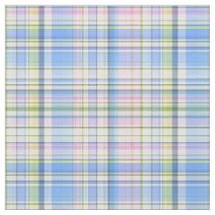 Tissu Rose Bleu Jaune Whu Preppy Madras Style Plaid Sz6