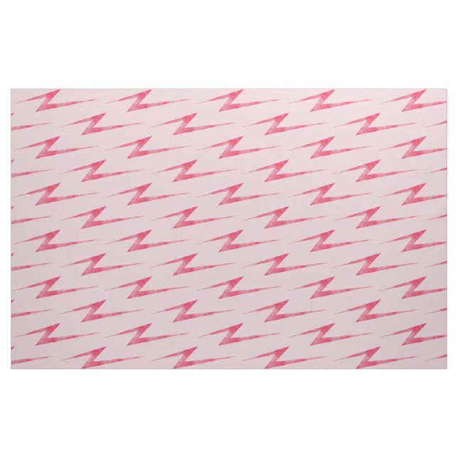 Tissu rose de boulons de foudre (Yard)