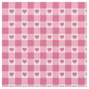 Tissu Rose de contrôle de guingan et de motif de