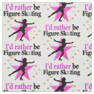 TISSU ROSE J'AURAIS PLUTÔT L'AIR DE FAIRE DU SKATING GLA