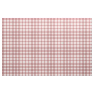 Tissu rose poussiéreux plaid en vichy esthétique preppy 