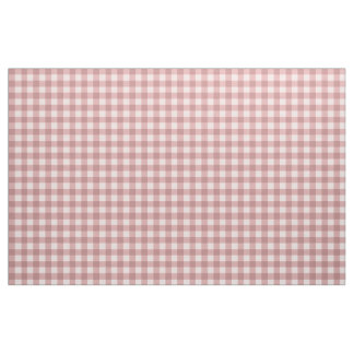 Tissu rose poussiéreux plaid en vichy esthétique preppy 