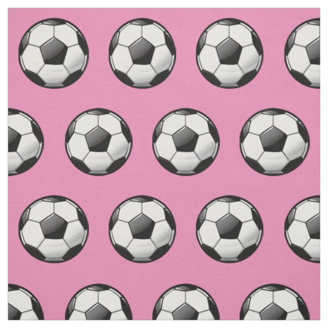 Tissu Rose rond brillant de ballon de football (Échantillon)
