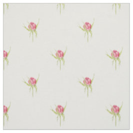 Tissu Rose Rose Rose Flower Drawing White