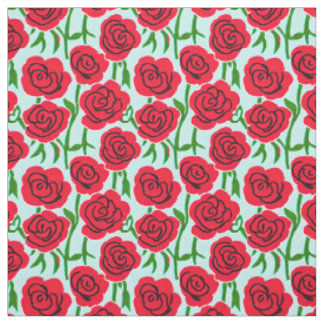 Tissu rose rouge brillant
