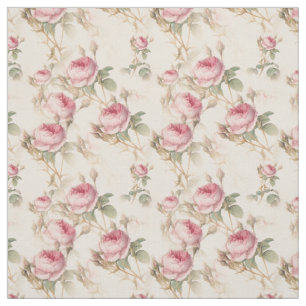 Tissu Roses vintage