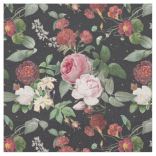 Tissu Roses Vintages
