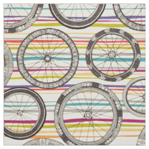 Tissu roues moto bande