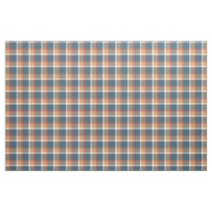 Tissu Rouge Blanc Bleu Brown Rétro Tartan Plaid Motif
