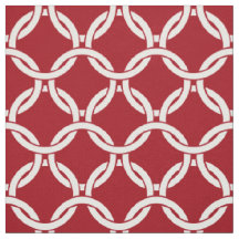 Rouge canneberge, Cercles blancs liés Motif #1
