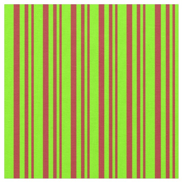 Tissu Rouge et Chartreuse Couleur Motif (Fermer)