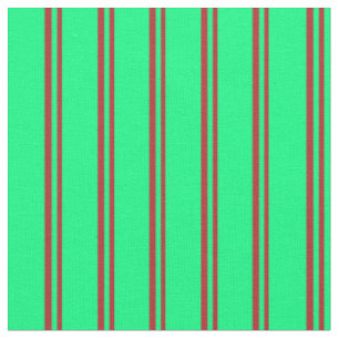 Tissu Rouge et vert Motif à carreaux/rayures