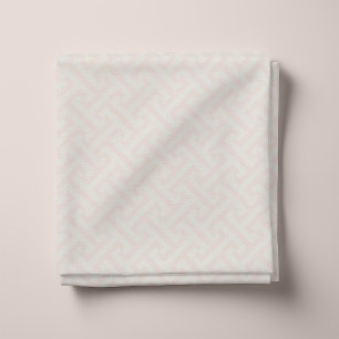 Tissu Rouge Pastel Motif à la Grecque